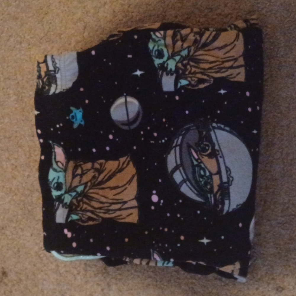 Baby Yoda Pajama Pants with Character Print